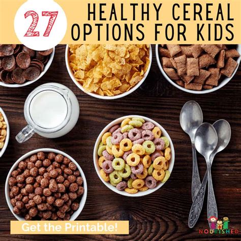 What are the healthiest cereals for kids?
